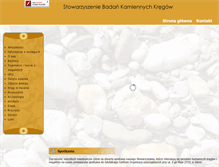 Tablet Screenshot of kamienne.org.pl